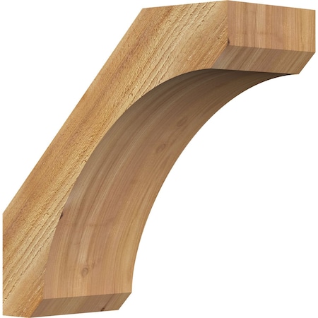 Ekena Millwork 6"W x 14"D x 14"H Legacy Rough Sawn Knee Brace, Western Red Cedar BRC06X14X14LEC00RWR